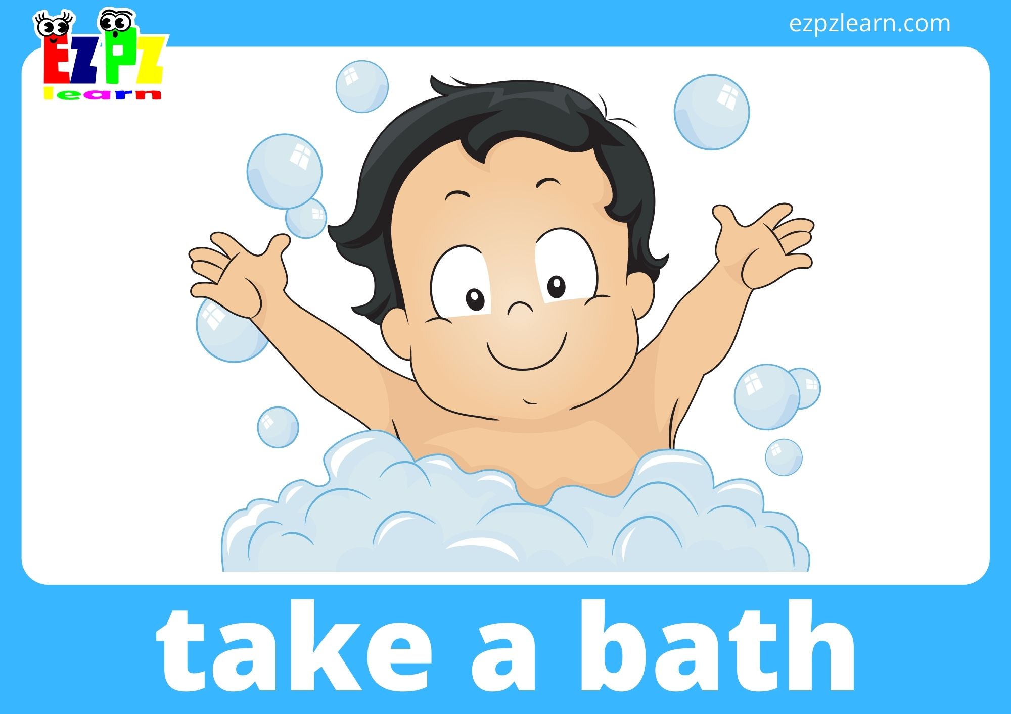 Daily Routine Flashcards With Words